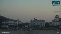Archiv Foto Webcam Ostseebad Binz: Strandblick Fischerstrand, Promenade und Kurhaus 20:00