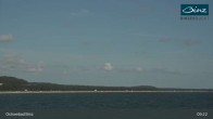 Archiv Foto Webcam Ostseebad Binz: Strandblick Fischerstrand, Promenade und Kurhaus 08:00