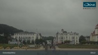 Archiv Foto Webcam Ostseebad Binz: Strandblick Fischerstrand, Promenade und Kurhaus 08:00