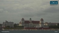 Archiv Foto Webcam Ostseebad Binz: Strandblick Fischerstrand, Promenade und Kurhaus 12:00