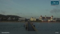 Archiv Foto Webcam Ostseebad Binz: Strandblick Fischerstrand, Promenade und Kurhaus 07:00