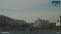 Archiv Foto Webcam Ostseebad Binz: Strandblick Fischerstrand, Promenade und Kurhaus 10:00