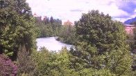 Archiv Foto Webcam Füssen: Blick auf Lech und Hohes Schloss 13:00