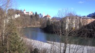 Archiv Foto Webcam Füssen: Blick auf Lech und Hohes Schloss 11:00