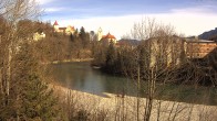 Archiv Foto Webcam Füssen: Blick auf Lech und Hohes Schloss 11:00