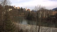 Archiv Foto Webcam Füssen: Blick auf Lech und Hohes Schloss 11:00