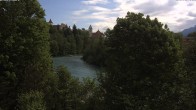 Archiv Foto Webcam Füssen: Blick auf Lech und Hohes Schloss 09:00