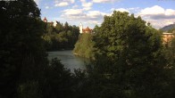 Archiv Foto Webcam Füssen: Blick auf Lech und Hohes Schloss 17:00