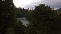 Archiv Foto Webcam Füssen: Blick auf Lech und Hohes Schloss 19:00