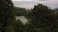Archiv Foto Webcam Füssen: Blick auf Lech und Hohes Schloss 18:00