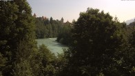 Archiv Foto Webcam Füssen: Blick auf Lech und Hohes Schloss 09:00