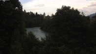 Archiv Foto Webcam Füssen: Blick auf Lech und Hohes Schloss 18:00