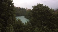 Archiv Foto Webcam Füssen: Blick auf Lech und Hohes Schloss 20:00