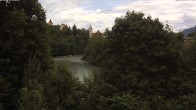 Archiv Foto Webcam Füssen: Blick auf Lech und Hohes Schloss 13:00