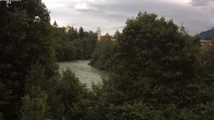 Archiv Foto Webcam Füssen: Blick auf Lech und Hohes Schloss 13:00
