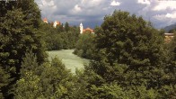 Archiv Foto Webcam Füssen: Blick auf Lech und Hohes Schloss 13:00