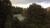 Archiv Foto Webcam Füssen: Blick auf Lech und Hohes Schloss 19:00