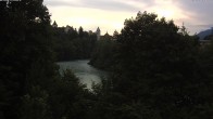 Archiv Foto Webcam Füssen: Blick auf Lech und Hohes Schloss 06:00