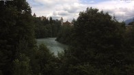 Archiv Foto Webcam Füssen: Blick auf Lech und Hohes Schloss 11:00