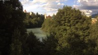 Archiv Foto Webcam Füssen: Blick auf Lech und Hohes Schloss 17:00
