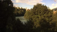 Archiv Foto Webcam Füssen: Blick auf Lech und Hohes Schloss 17:00
