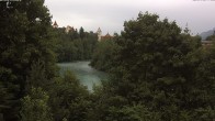 Archiv Foto Webcam Füssen: Blick auf Lech und Hohes Schloss 11:00