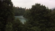 Archiv Foto Webcam Füssen: Blick auf Lech und Hohes Schloss 11:00
