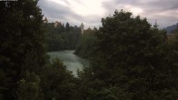 Archiv Foto Webcam Füssen: Blick auf Lech und Hohes Schloss 06:00