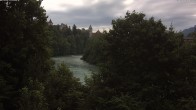 Archiv Foto Webcam Füssen: Blick auf Lech und Hohes Schloss 07:00