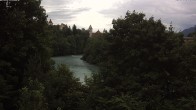 Archiv Foto Webcam Füssen: Blick auf Lech und Hohes Schloss 08:00