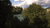Archiv Foto Webcam Füssen: Blick auf Lech und Hohes Schloss 17:00