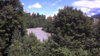 Archiv Foto Webcam Füssen: Blick auf Lech und Hohes Schloss 13:00