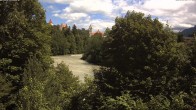 Archiv Foto Webcam Füssen: Blick auf Lech und Hohes Schloss 11:00