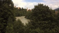 Archiv Foto Webcam Füssen: Blick auf Lech und Hohes Schloss 13:00