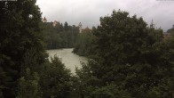 Archiv Foto Webcam Füssen: Blick auf Lech und Hohes Schloss 15:00