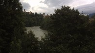 Archiv Foto Webcam Füssen: Blick auf Lech und Hohes Schloss 17:00