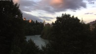 Archiv Foto Webcam Füssen: Blick auf Lech und Hohes Schloss 19:00