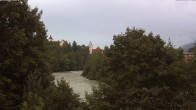 Archiv Foto Webcam Füssen: Blick auf Lech und Hohes Schloss 19:00