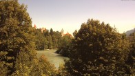 Archiv Foto Webcam Füssen: Blick auf Lech und Hohes Schloss 11:00