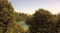 Archiv Foto Webcam Füssen: Blick auf Lech und Hohes Schloss 11:00