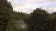 Archiv Foto Webcam Füssen: Blick auf Lech und Hohes Schloss 11:00