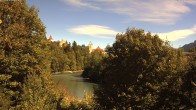 Archiv Foto Webcam Füssen: Blick auf Lech und Hohes Schloss 11:00