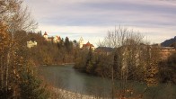 Archiv Foto Webcam Füssen: Blick auf Lech und Hohes Schloss 11:00