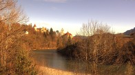 Archiv Foto Webcam Füssen: Blick auf Lech und Hohes Schloss 09:00
