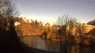 Archiv Foto Webcam Füssen: Blick auf Lech und Hohes Schloss 13:00