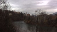 Archiv Foto Webcam Füssen: Blick auf Lech und Hohes Schloss 14:00