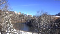 Archiv Foto Webcam Füssen: Blick auf Lech und Hohes Schloss 10:00