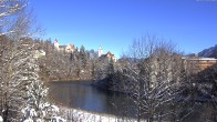 Archiv Foto Webcam Füssen: Blick auf Lech und Hohes Schloss 11:00