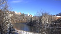 Archiv Foto Webcam Füssen: Blick auf Lech und Hohes Schloss 12:00