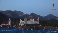 Archiv Foto Webcam Füssen: Blick auf das Hohe Schloss 01:00